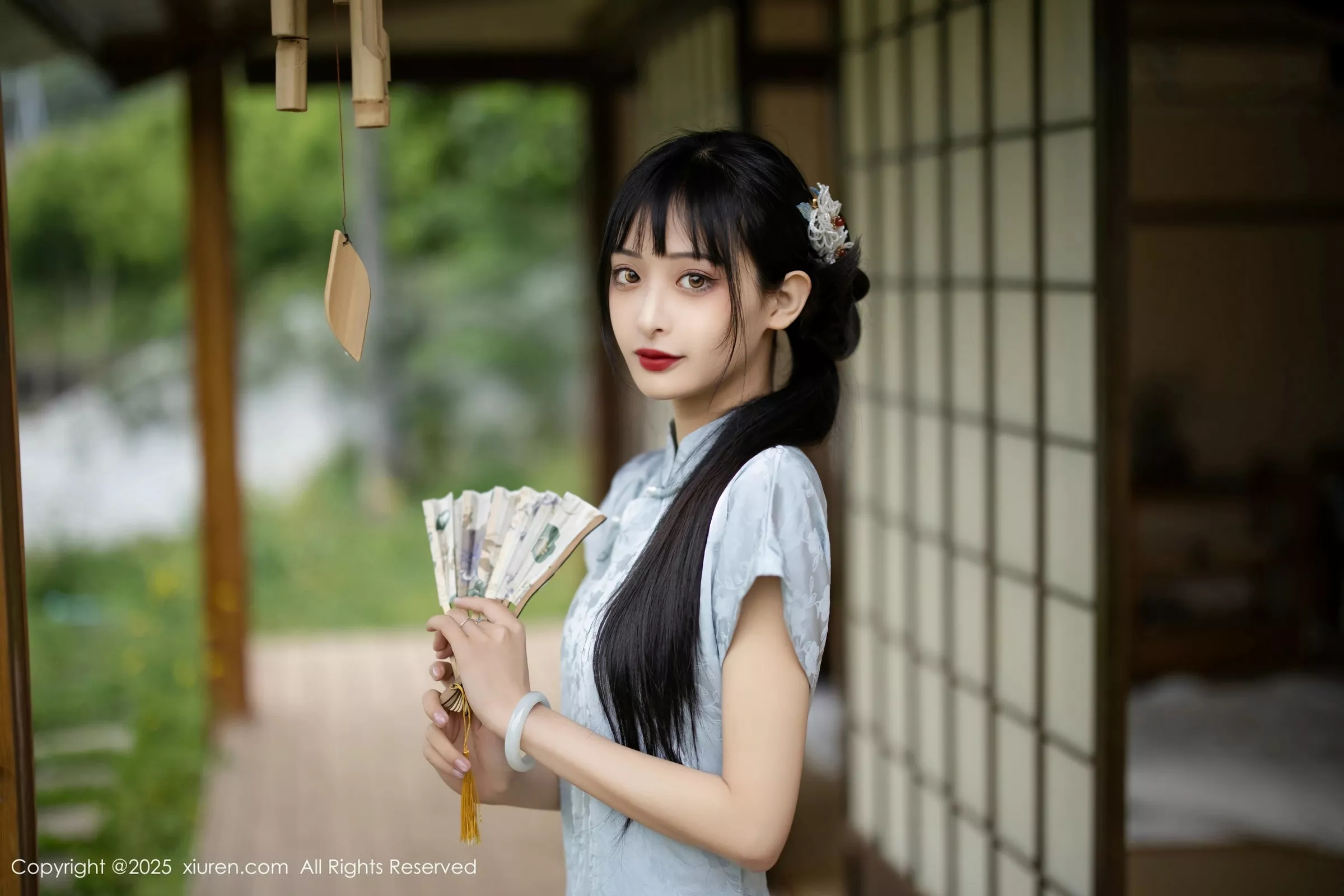 茂木希子日式旗袍露白色内衣配肉丝袜秀完美曲线绝美写真80P 6