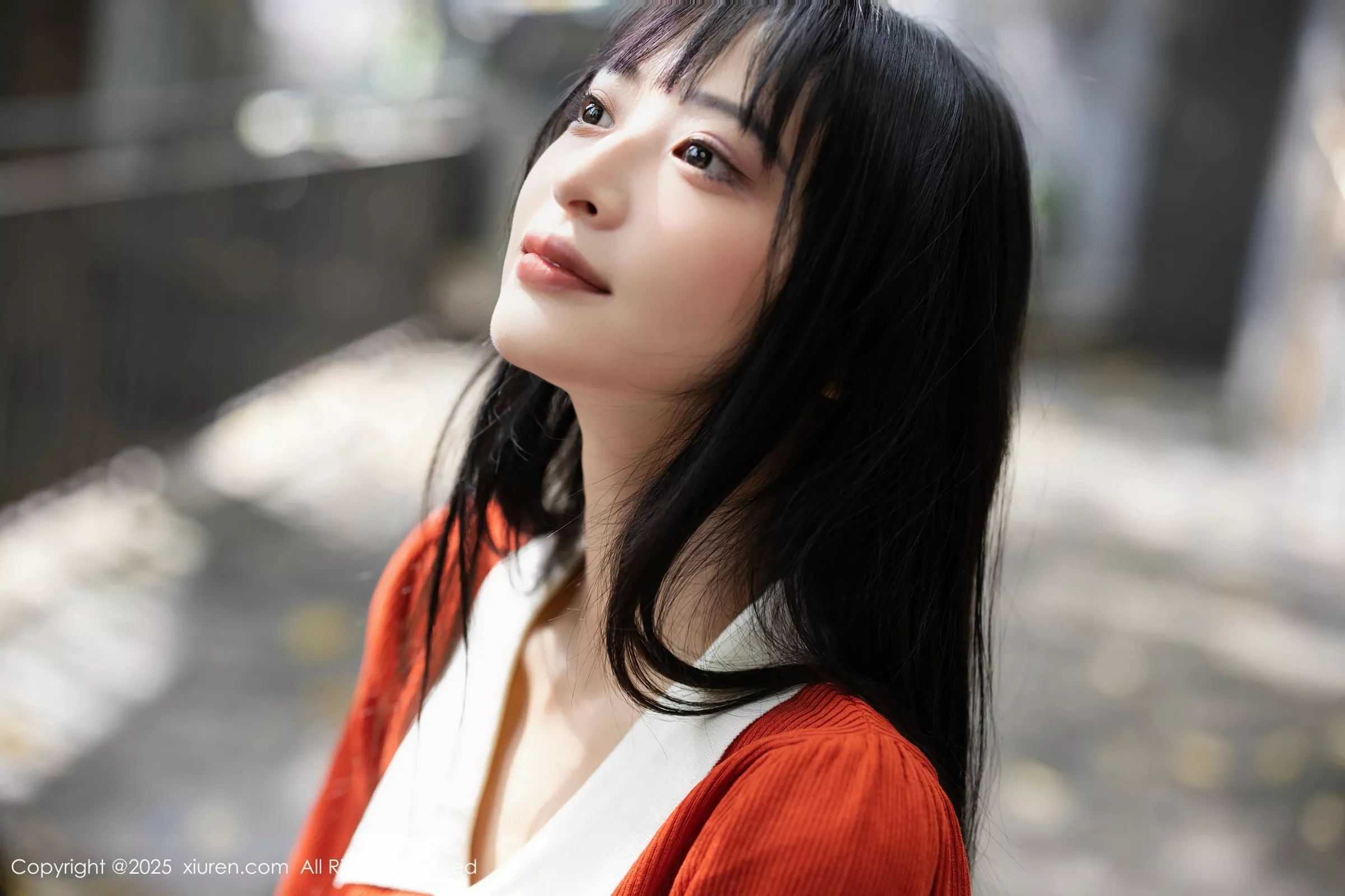 Nogami Yoshiko sexy orange T revealing white lingerie with ultra-thin sheer fabric, showcasing a perfect figure and beautiful photoset 80P | 9 photos visible
