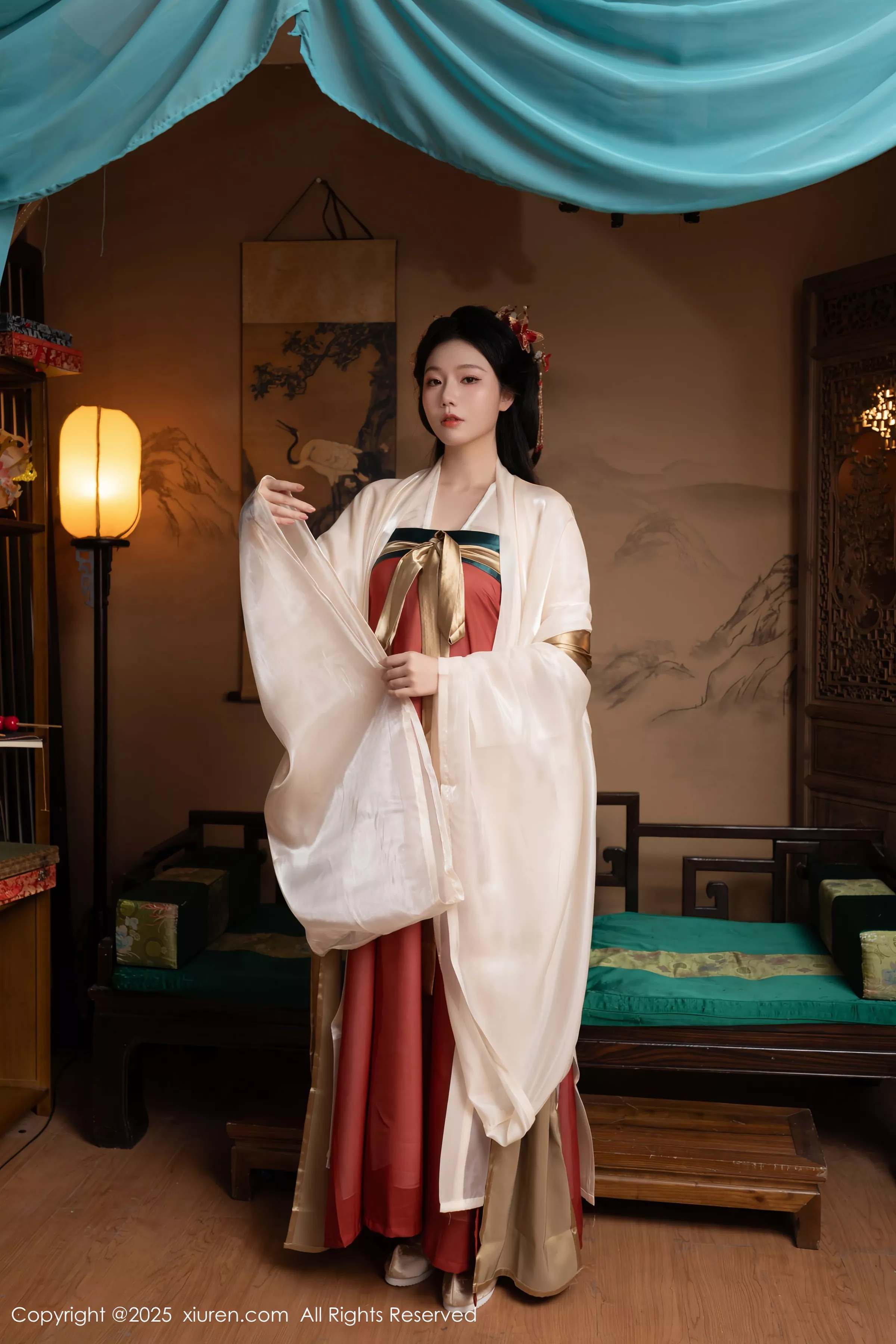 Collection: Lu Xuanxuan & Anran Passionate Photoshoot in Sheer Ancient Costumes - Alluring Pictorial 80P