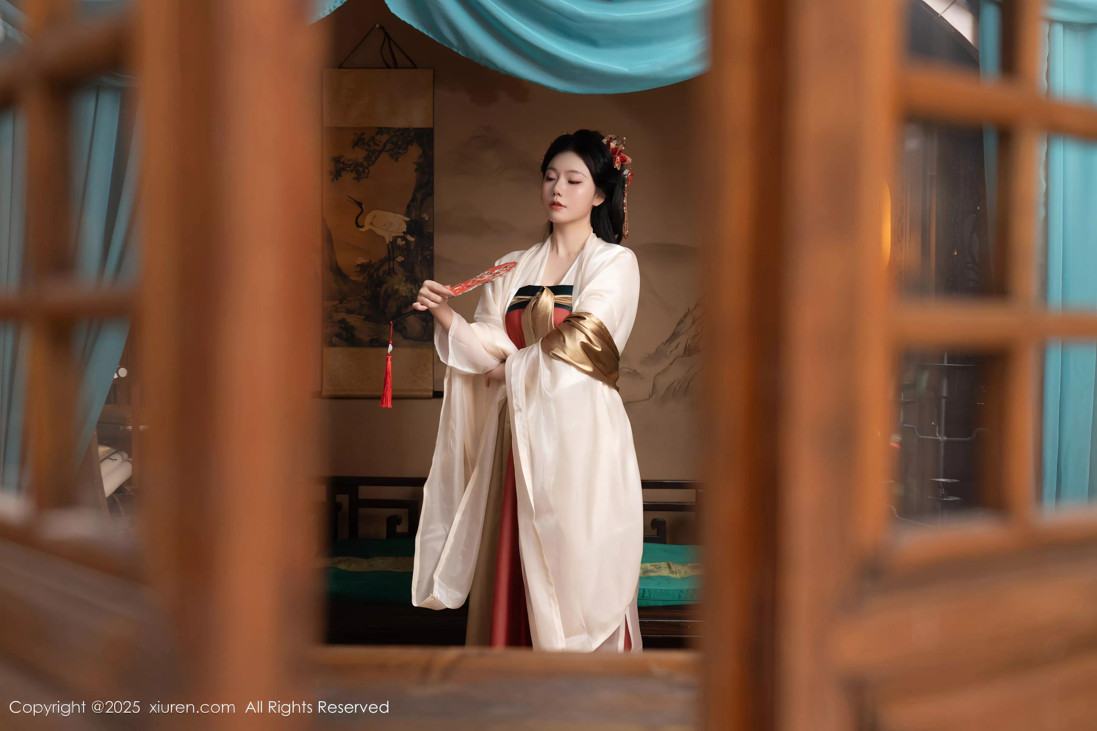 Collection Lu Xuanxuan & Anran anran Passionate Interaction Sheer Gauze Ancient Costume Alluring Gorgeous Photoshoot 80P 2