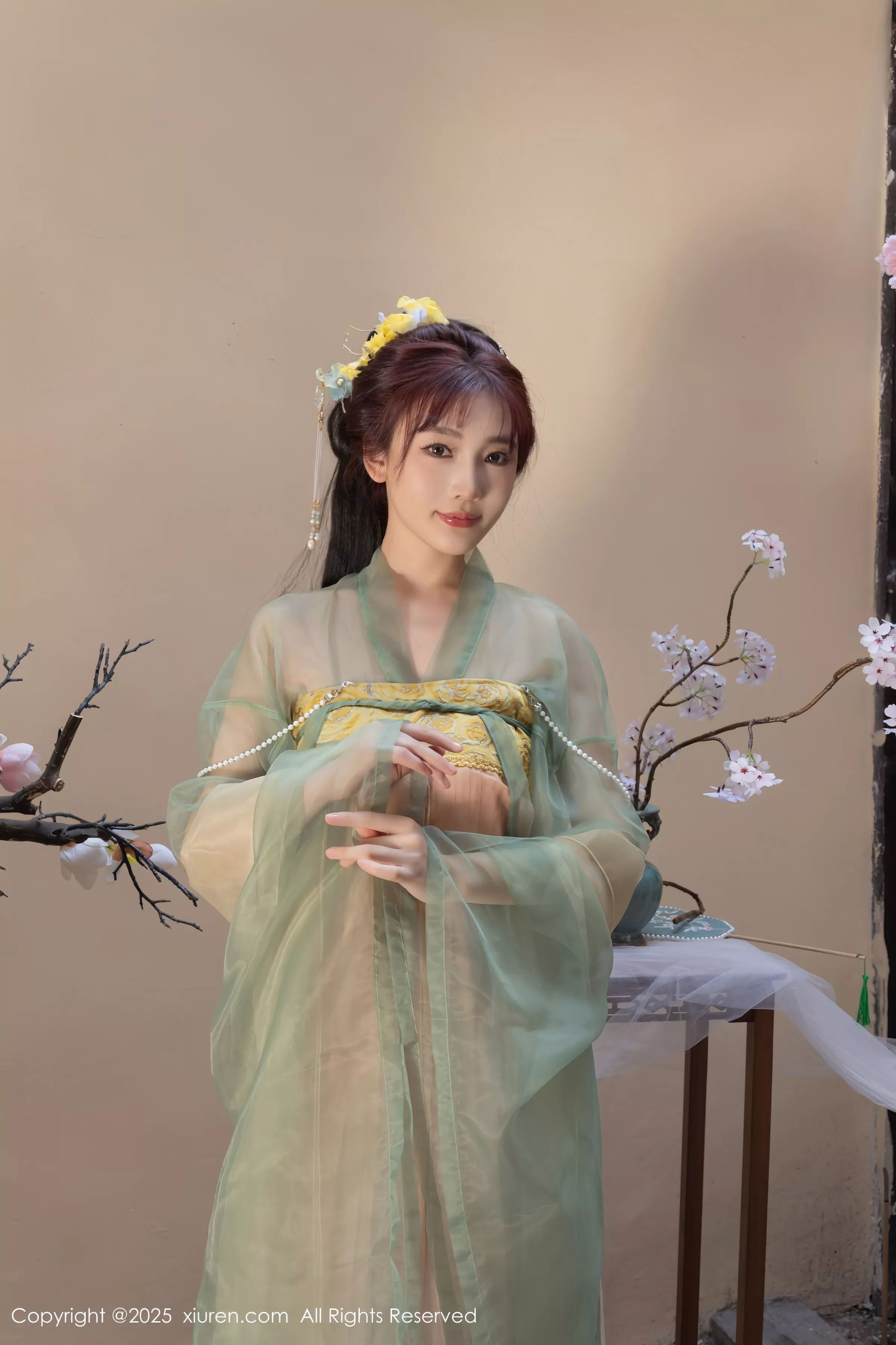 Collection Lu Xuanxuan & Anran anran Passionate Interaction Sheer Gauze Ancient Costume Alluring Gorgeous Photoshoot 80P 5