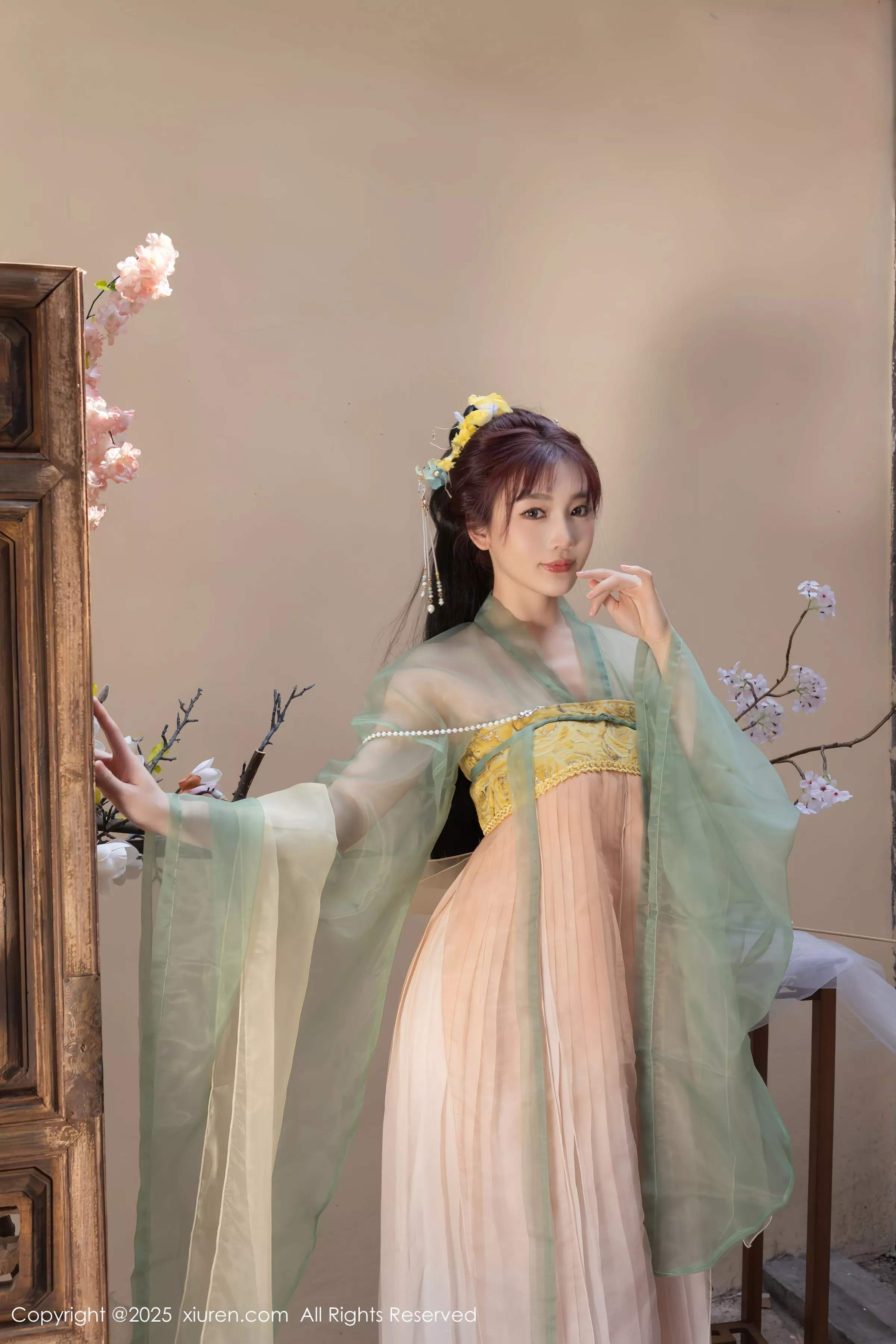 Collection Lu Xuanxuan & Anran anran Passionate Interaction Sheer Gauze Ancient Costume Alluring Gorgeous Photoshoot 80P 8