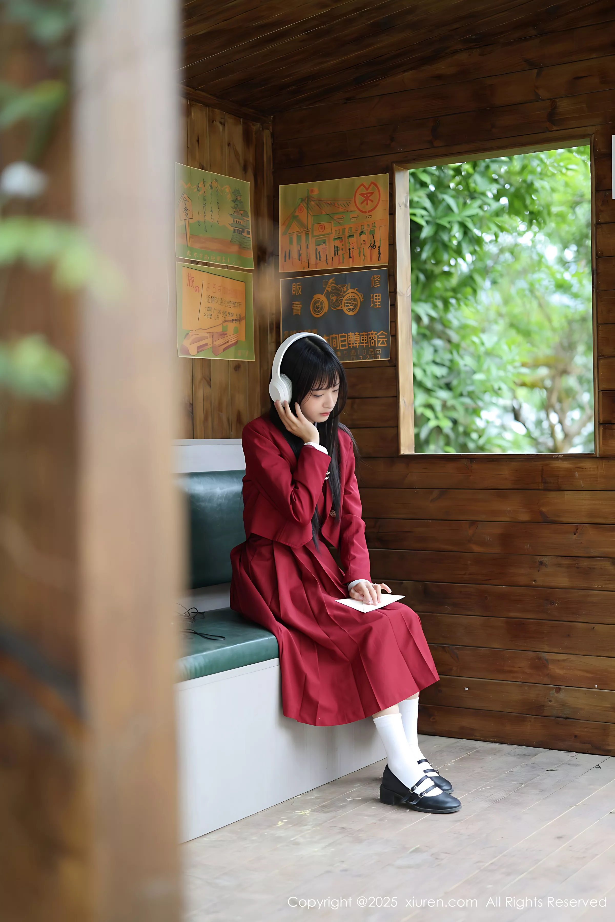 茂木希子性感红色裙子配肉色丝袜秀完美曲线绝美写真82P